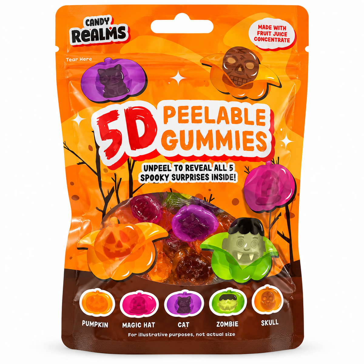 Halloween Peelable Gummies