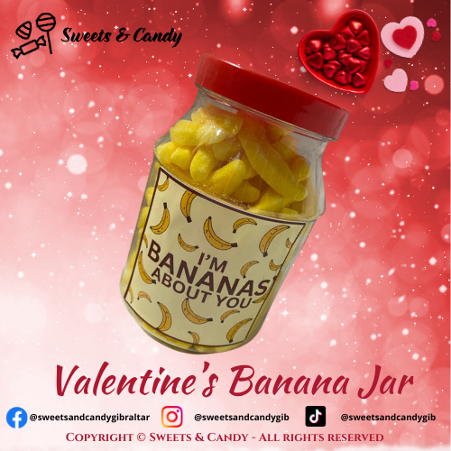 Valentine’s Banana Jar - 400g