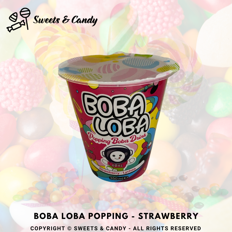 Boba Loba Popping - Strawberry