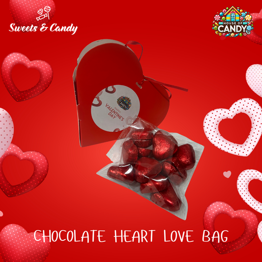 Chocolate Heart Love Bag