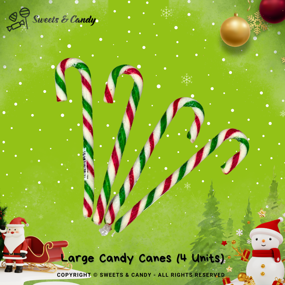 Large Candy Canes (4 Units)