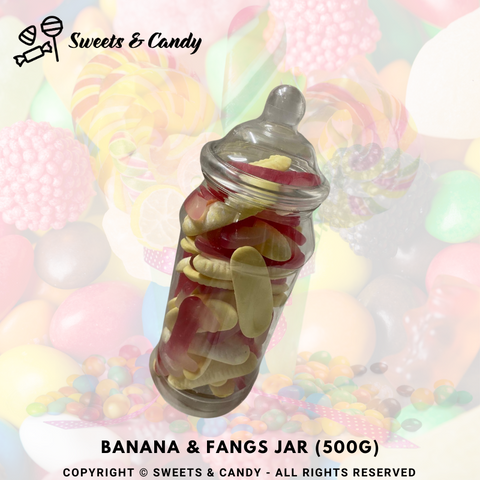Banana & Fangs Jar (500g)