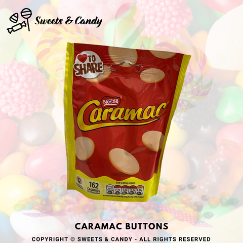 Caramac Buttons