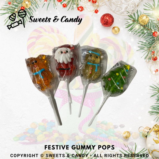 Festive Gummy Pops (4 Units)