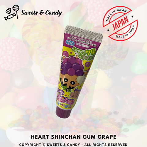Heart Shinchan Gum Grape