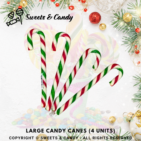 Large Candy Canes (4 Units)