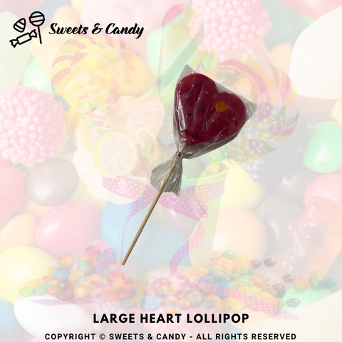 Large Heart Lollipop