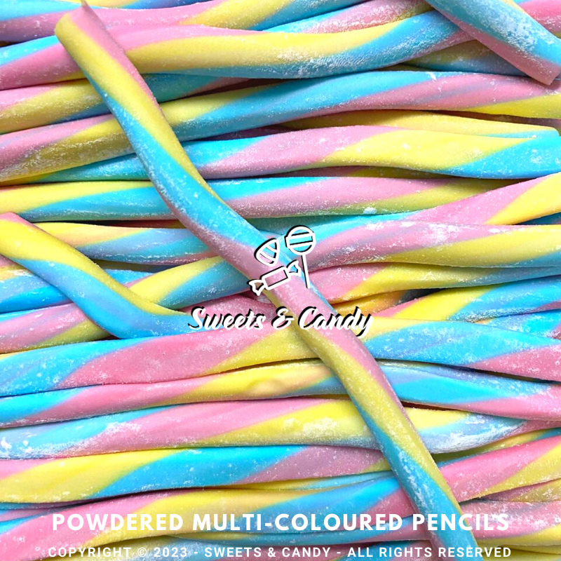 Powdered Multi-Coloured Pencils