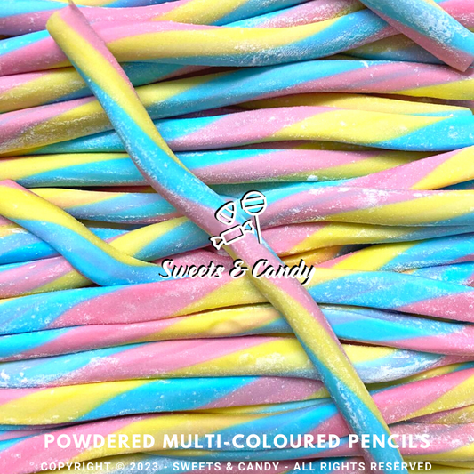 Powdered Multi-Coloured Pencils