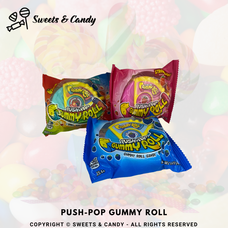 Push-Pop Gummy Roll