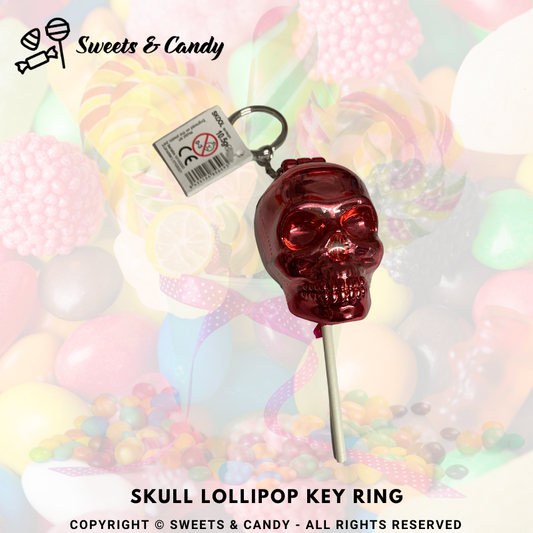 Skull Lollipop Key Ring