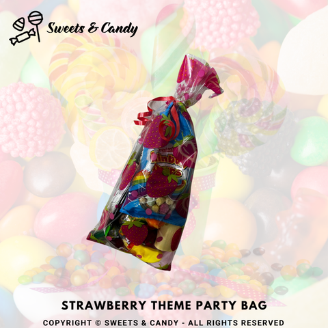 Strawberry Theme Party Bag