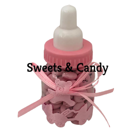 Baby Shower Favour Bottle (Pink)