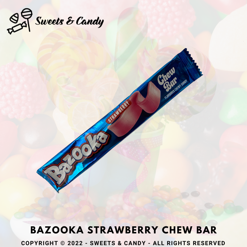 Bazooka Strawberry Chew Bar