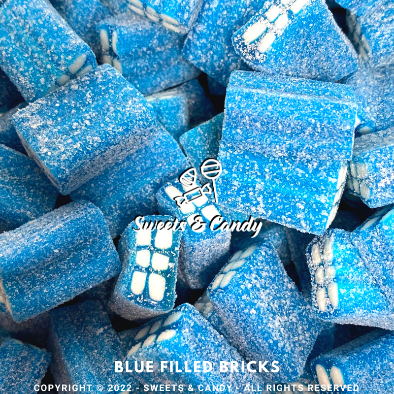 Fizzy Blue Filled Bricks