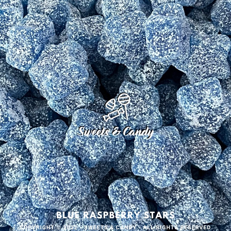 Raspberry Stars Blue Raspberry Stars – Sweets & Candy