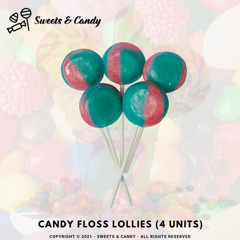 Candy Floss Lollies (4 Units)
