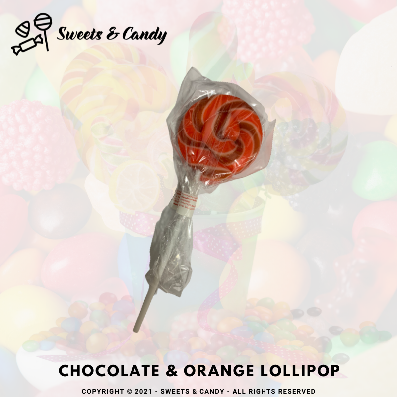 Chocolate & Orange Lollipop