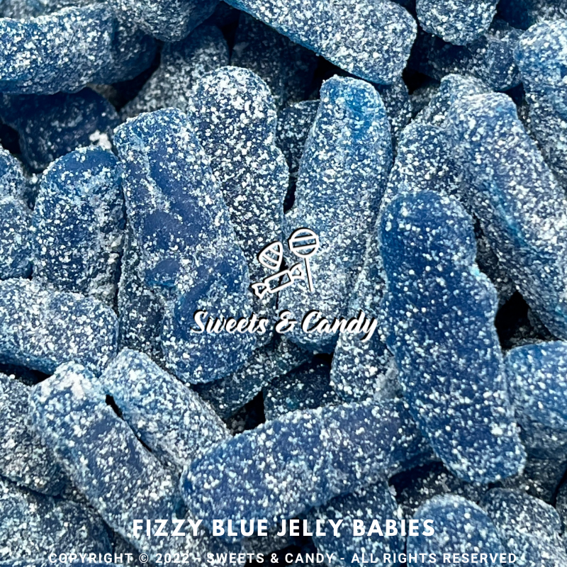 Fizzy Blue Jelly Babies