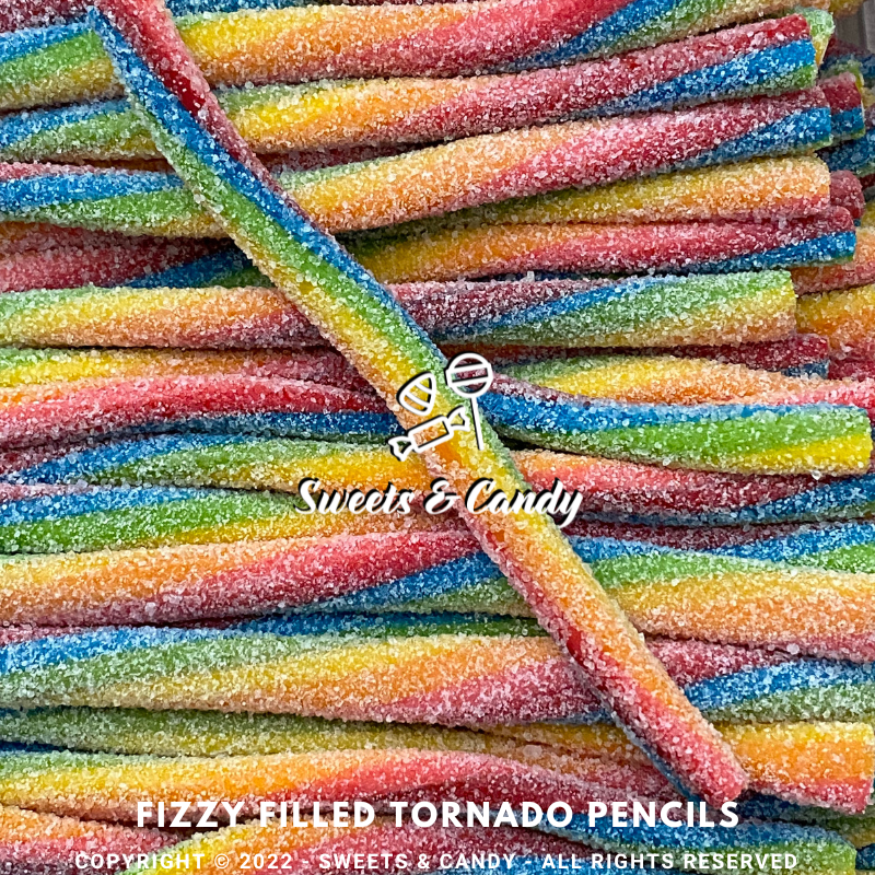 Fizzy Filled Tornado Pencils