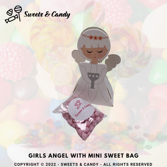 Girls Angel with Mini Sweet Bag