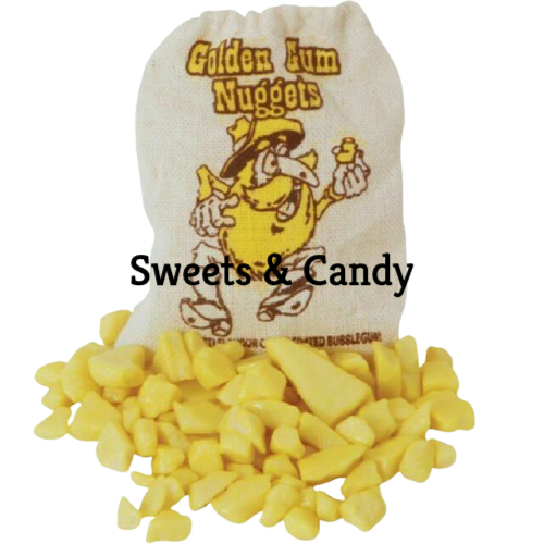 Golden Gum Nuggets Bags