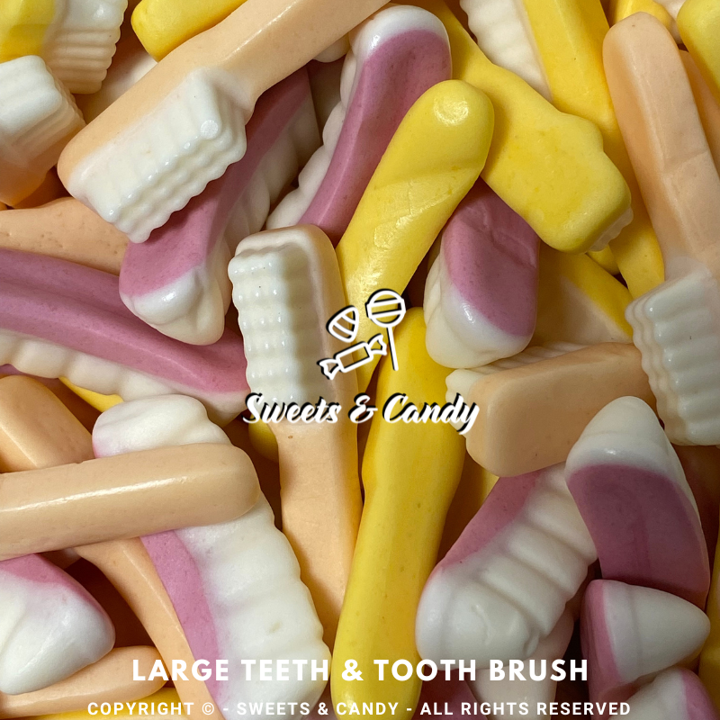 Large Teeth & Tooth Brush