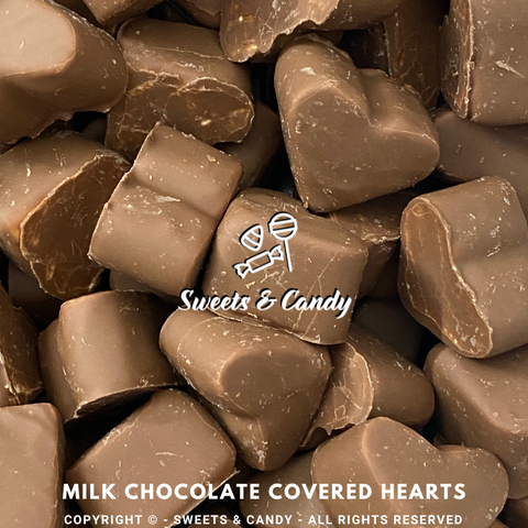 Milk Chocolate Covered Hearts