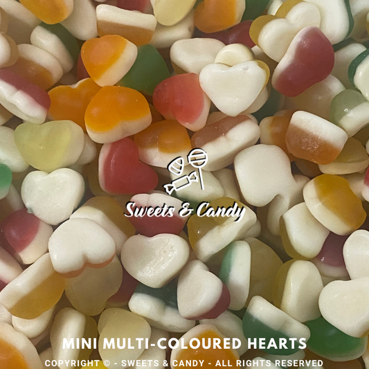 Mini Multi-Coloured Hearts