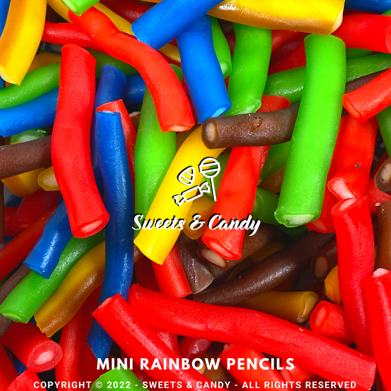 Mini Rainbow Pencils