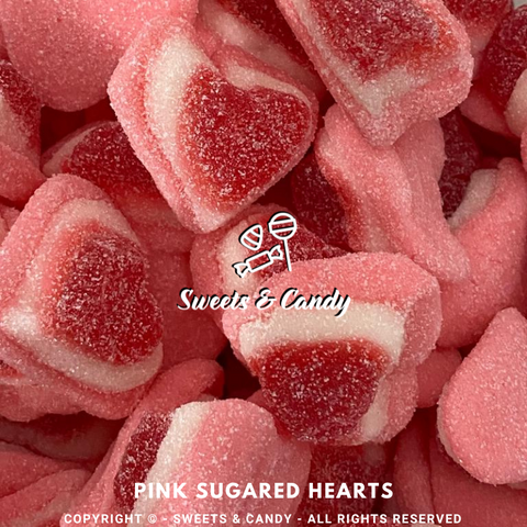 Pink Sugared Hearts