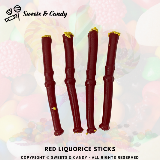 Red Liquorice Sticks (4 Units)