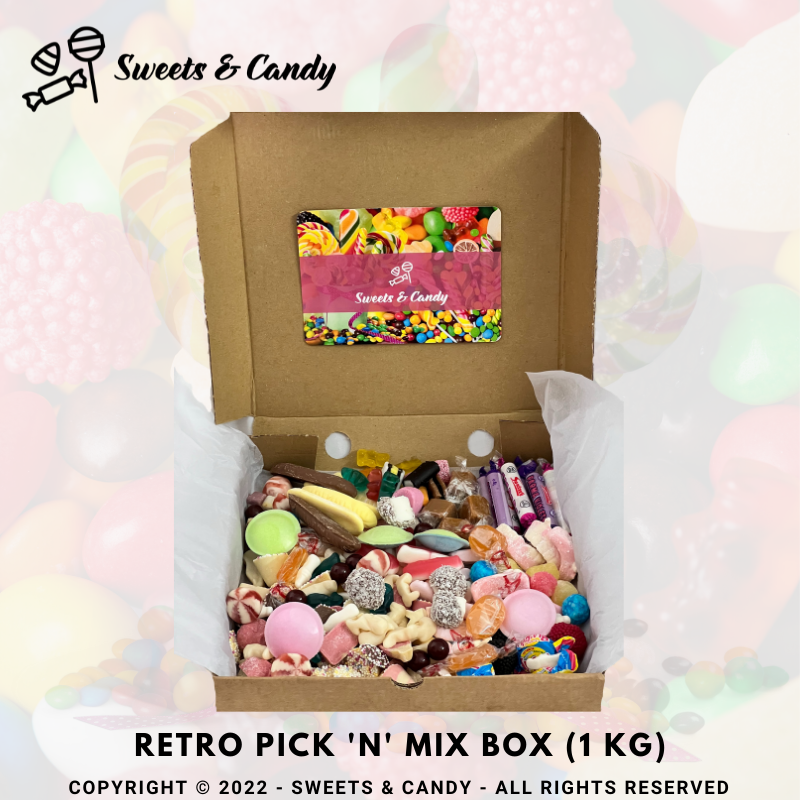 Retro Pick 'N' Mix Box (1 kg)