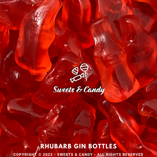 Rhubarb Gin Bottles