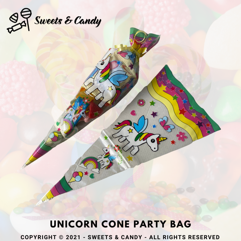 Unicorn Cone Party Bag