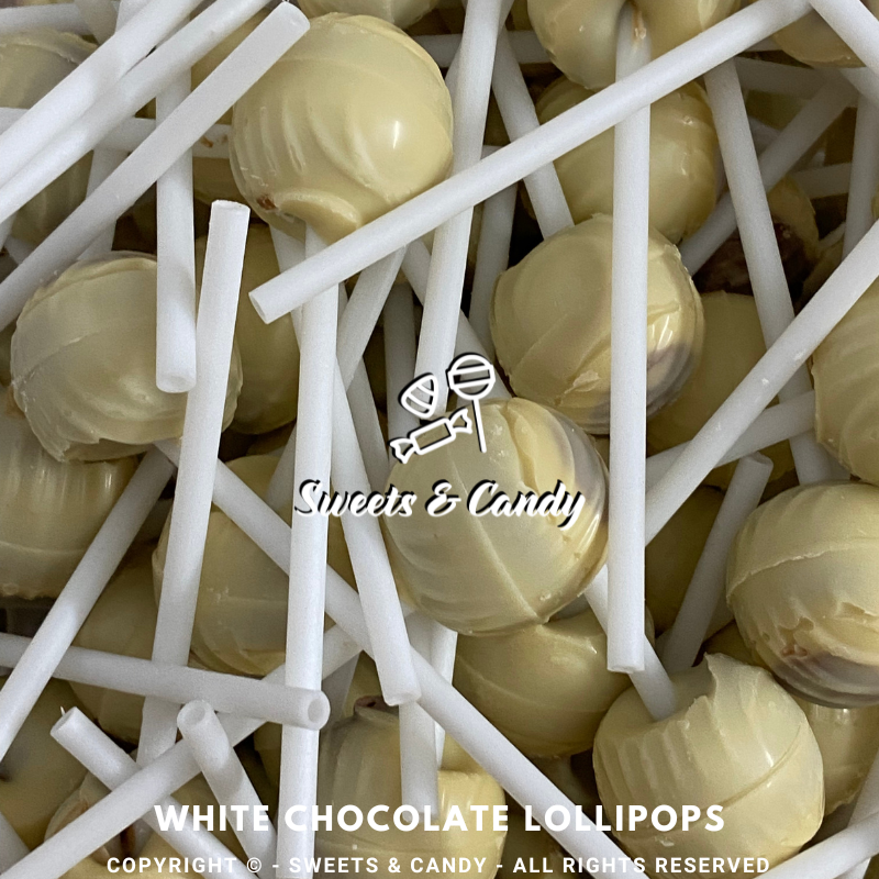 White Chocolate Lollipops (8 Units)